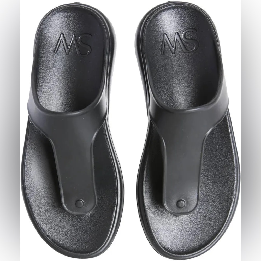 Stuart weitzman stufkex black sandals new in box 9 m